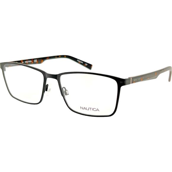 Nautica N7323 Mens Eyeglass Frame 005 Matte Black